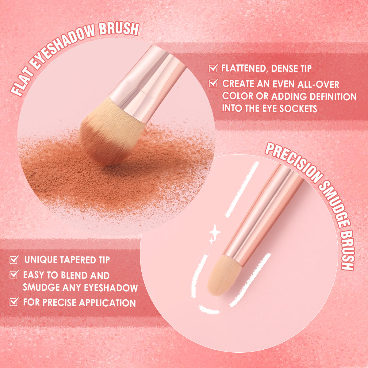 #3 PINKFLASH Duo Eyeshadow Brush