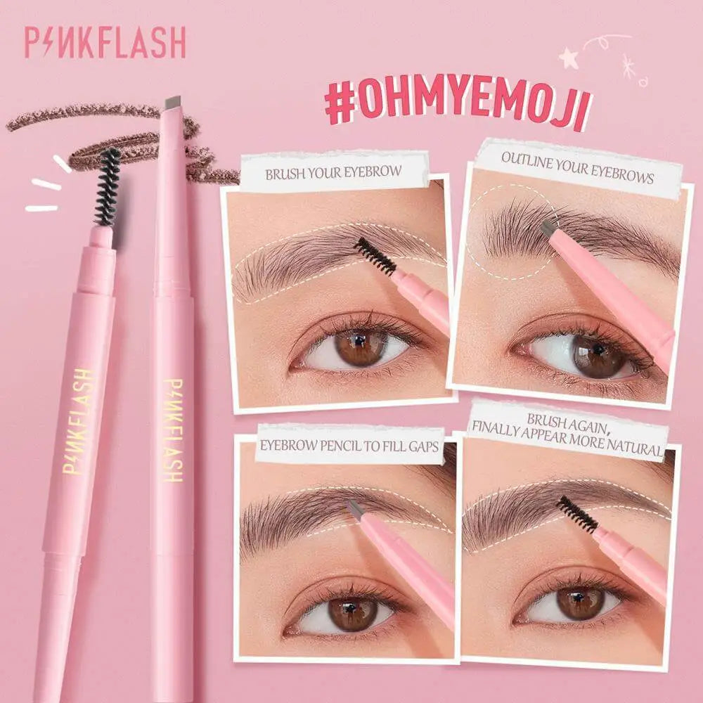 PINKFLASH Waterproof Auto Eyebrow Pencil – 04 Natural Gray