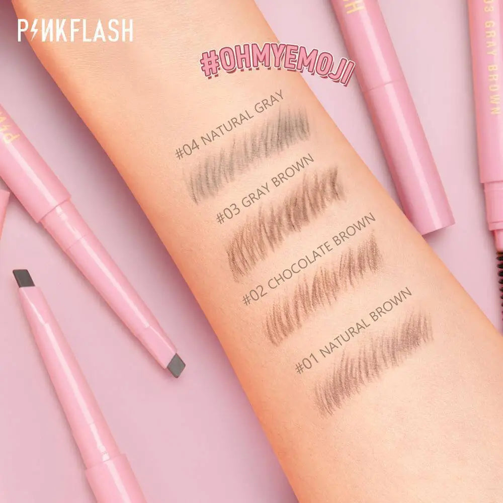 PINKFLASH Waterproof Auto Eyebrow Pencil – 04 Natural Gray