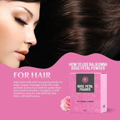 Rajkonna Rose Petal Powder (50gm)