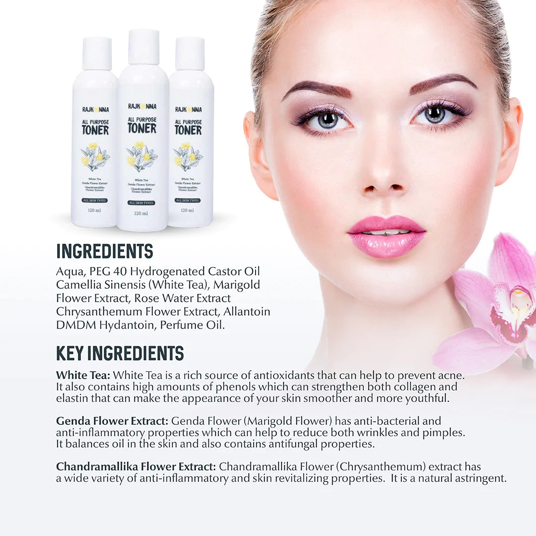 Rajkonna All Purpose Toner (120ml)