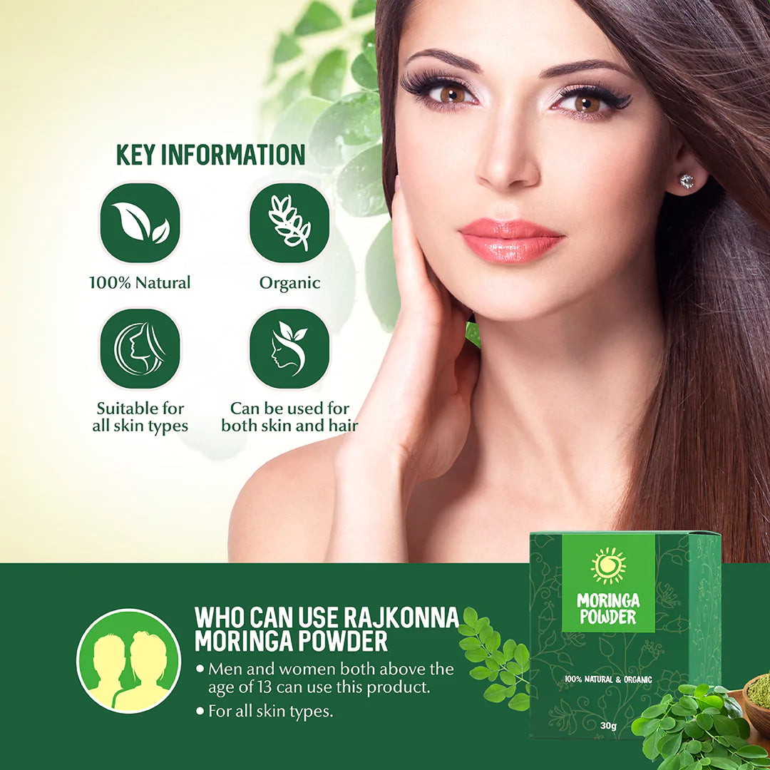 Rajkonna Moringa Powder (30gm)