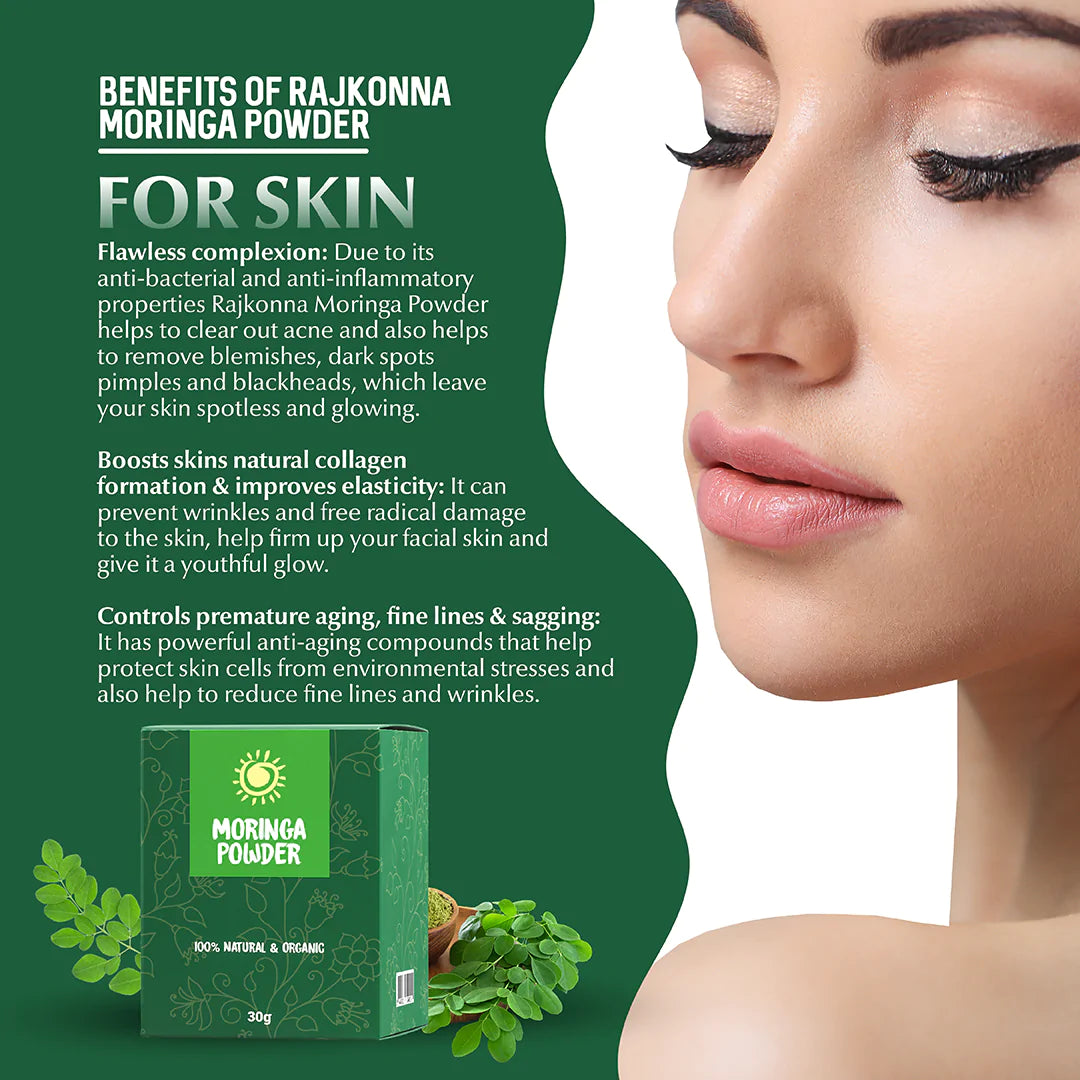 Rajkonna Moringa Powder (30gm)