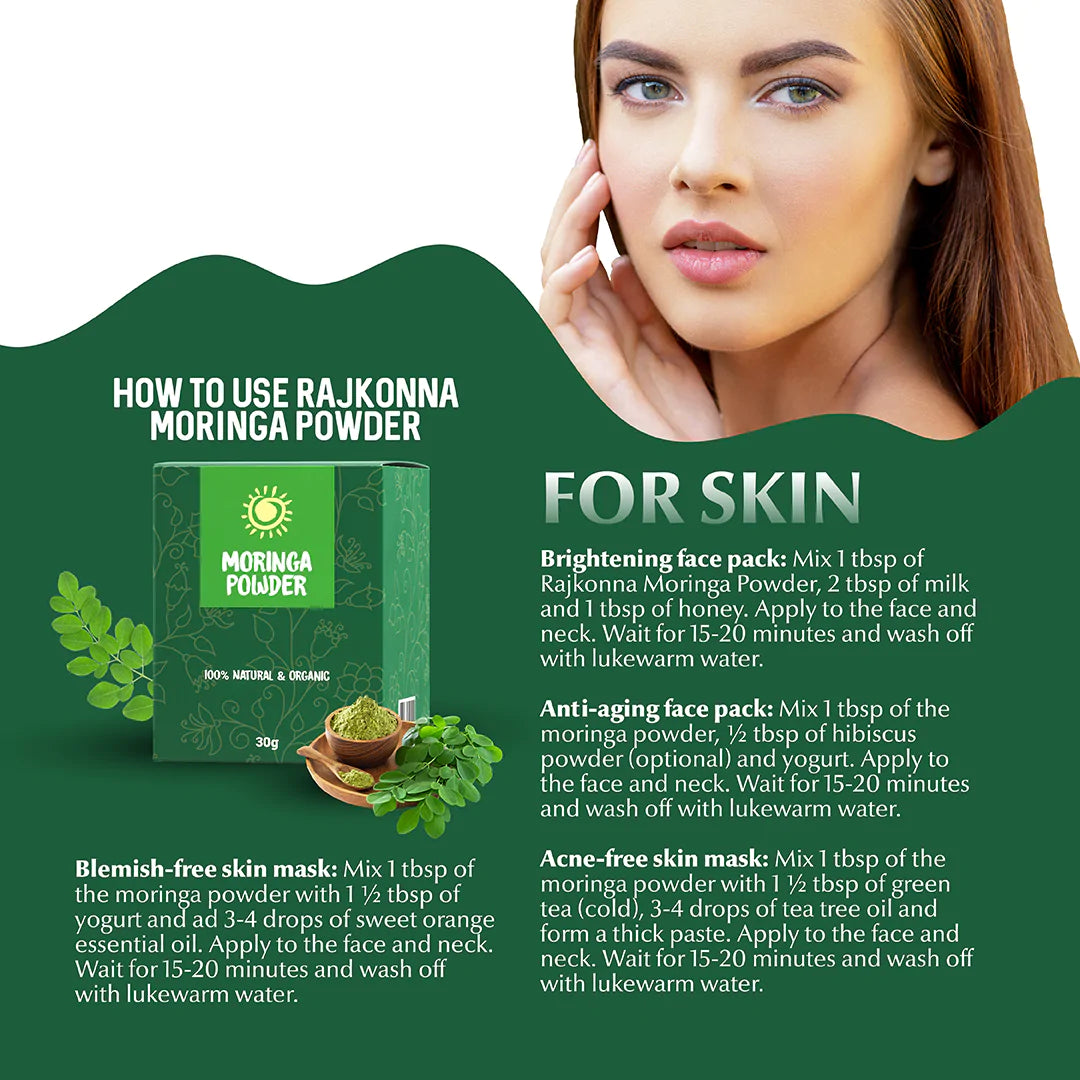 Rajkonna Moringa Powder (30gm)