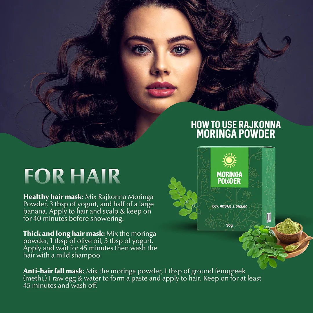 Rajkonna Moringa Powder (30gm)