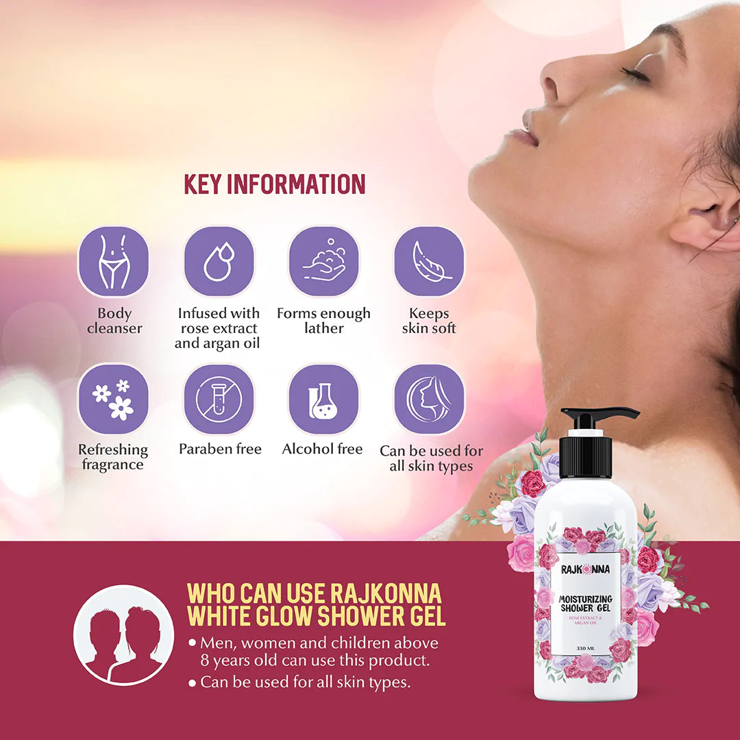 Rajkonna Moisturizing Shower Gel (330ml)