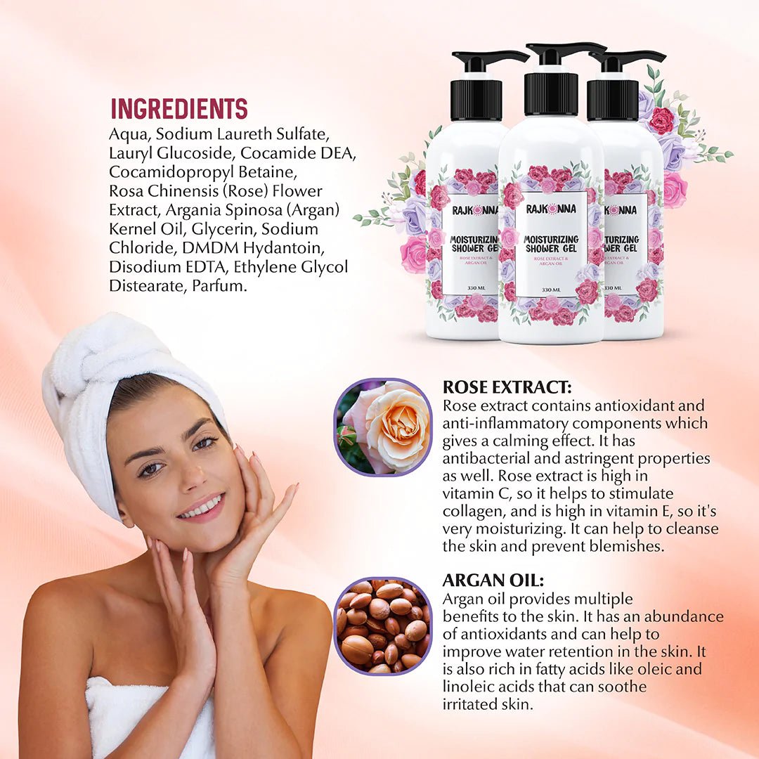 Rajkonna Moisturizing Shower Gel (330ml)