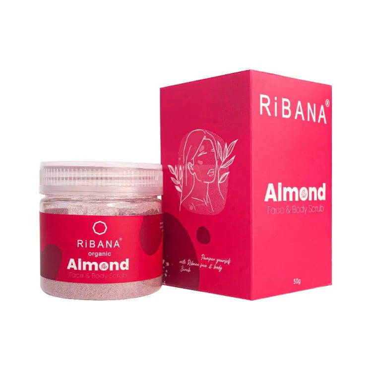 Ribana Almond Face & Body Scrub (50gm)