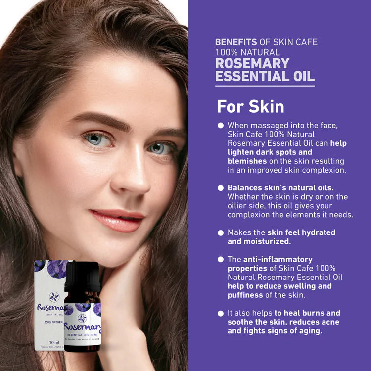Skin Cafe 100% Natural Essential Oil – Rosemary (10ml)