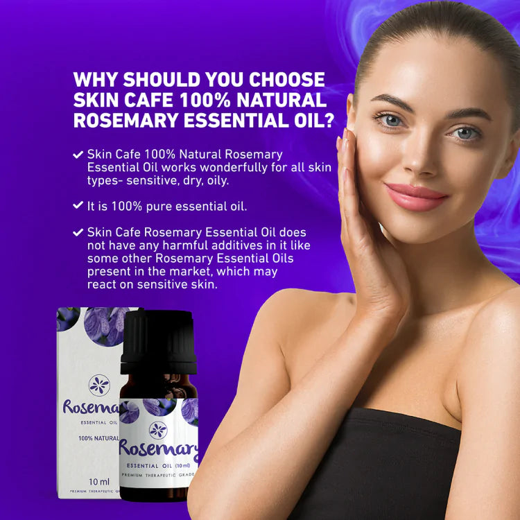 Skin Cafe 100% Natural Essential Oil – Rosemary (10ml)