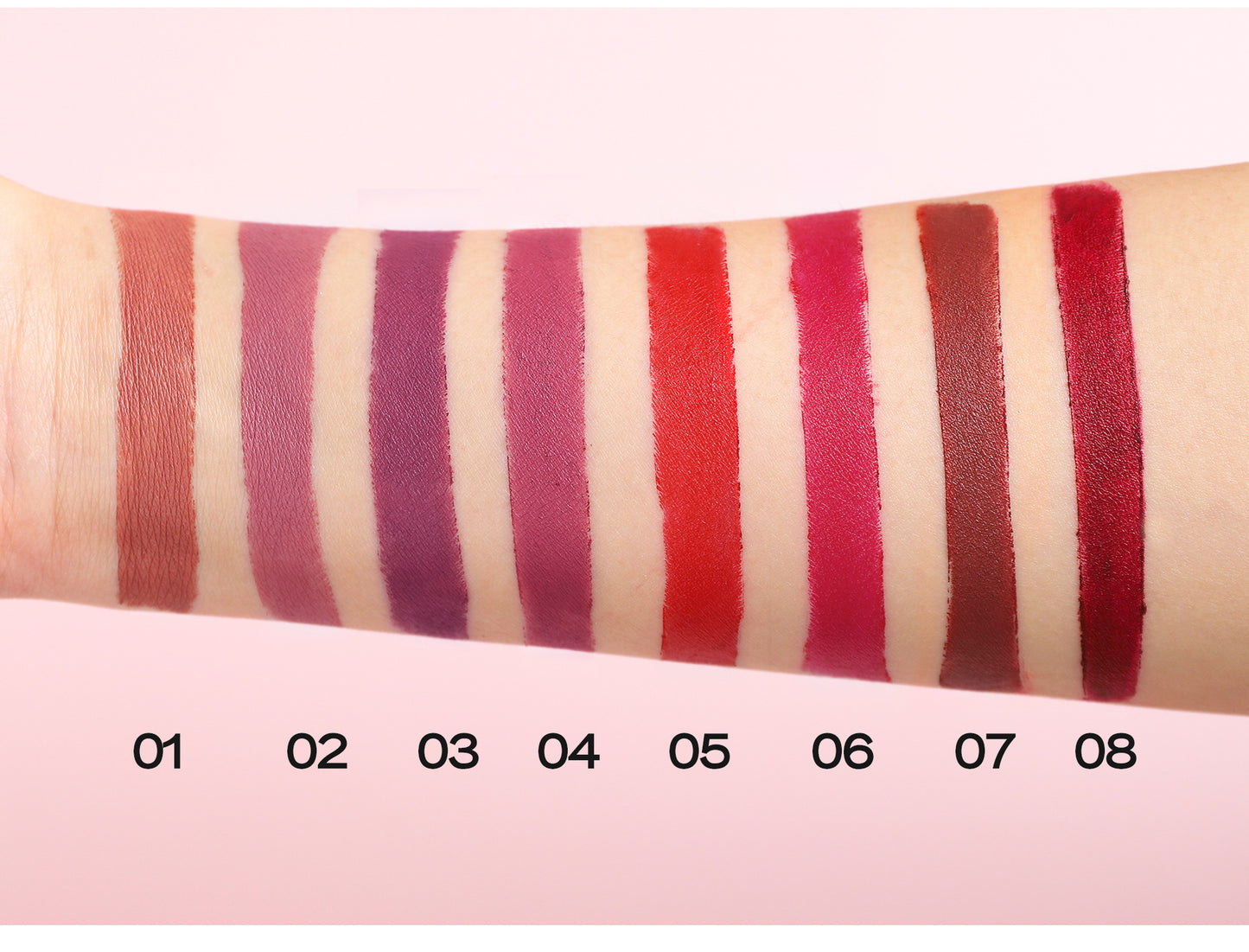 Handaiyan Just a Kiss Velvet Matte 8 Pcs Lipstick Set
