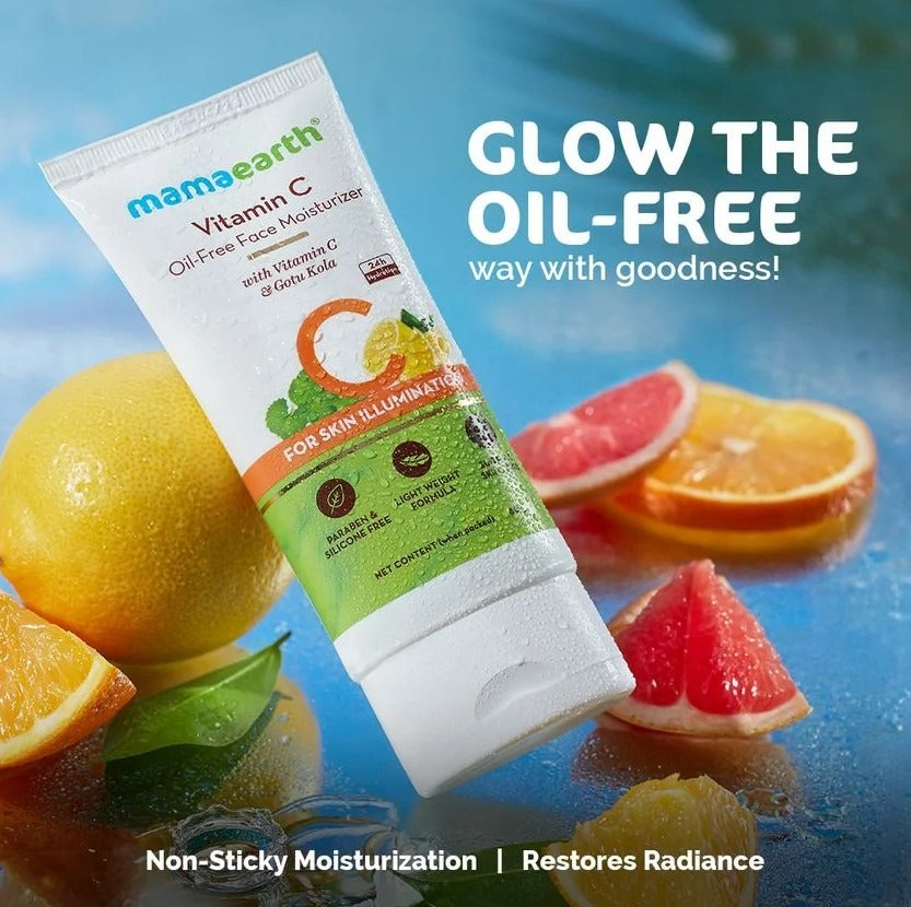 Mamaearth Vitamin C Oil-Free Face Moisturizer (80g)