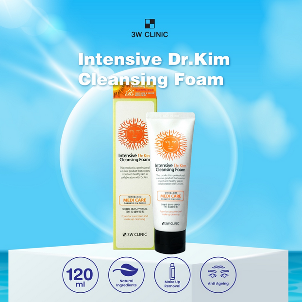 3W Clinic Intensive Dr. Kim Cleansing Foam (120ml)
