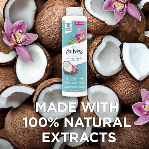 St. Ives Hydrating Body Wash Coconut Water And Orchid (650ml)