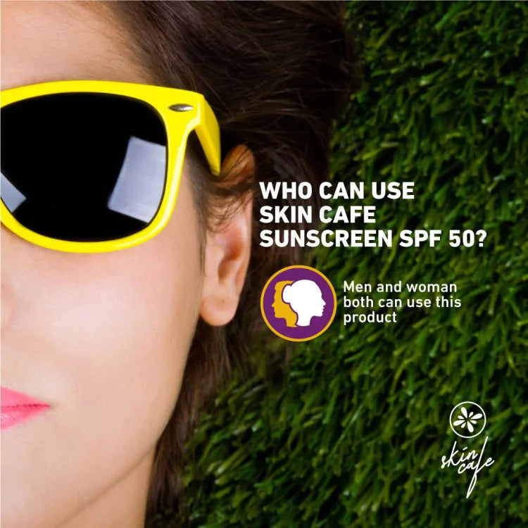 Skin Cafe Sunscreen SPF 50 PA+++ Lightweight & Non-Greasy (60gm)