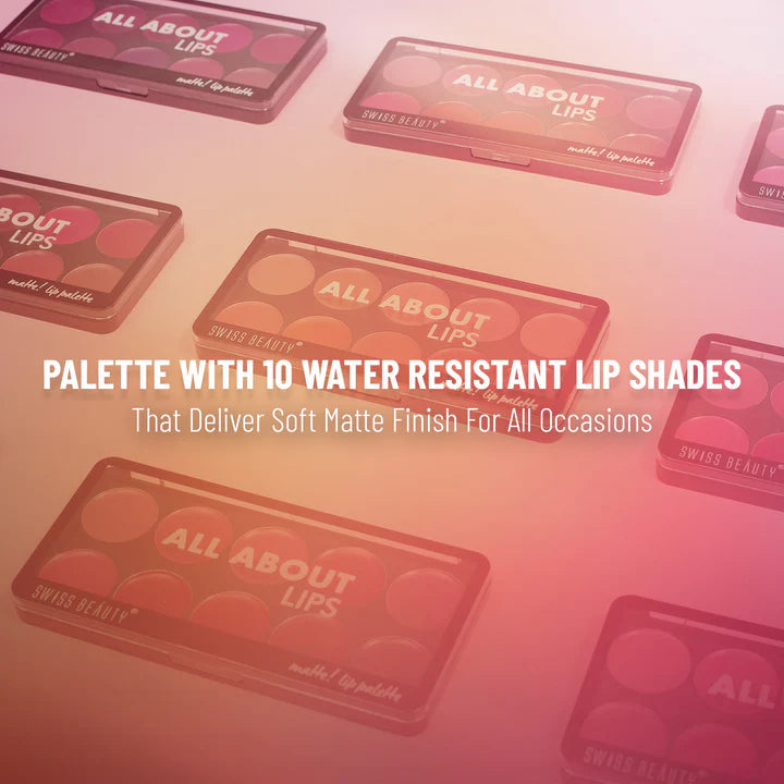 Swiss beauty Matte Lip Pallete 02