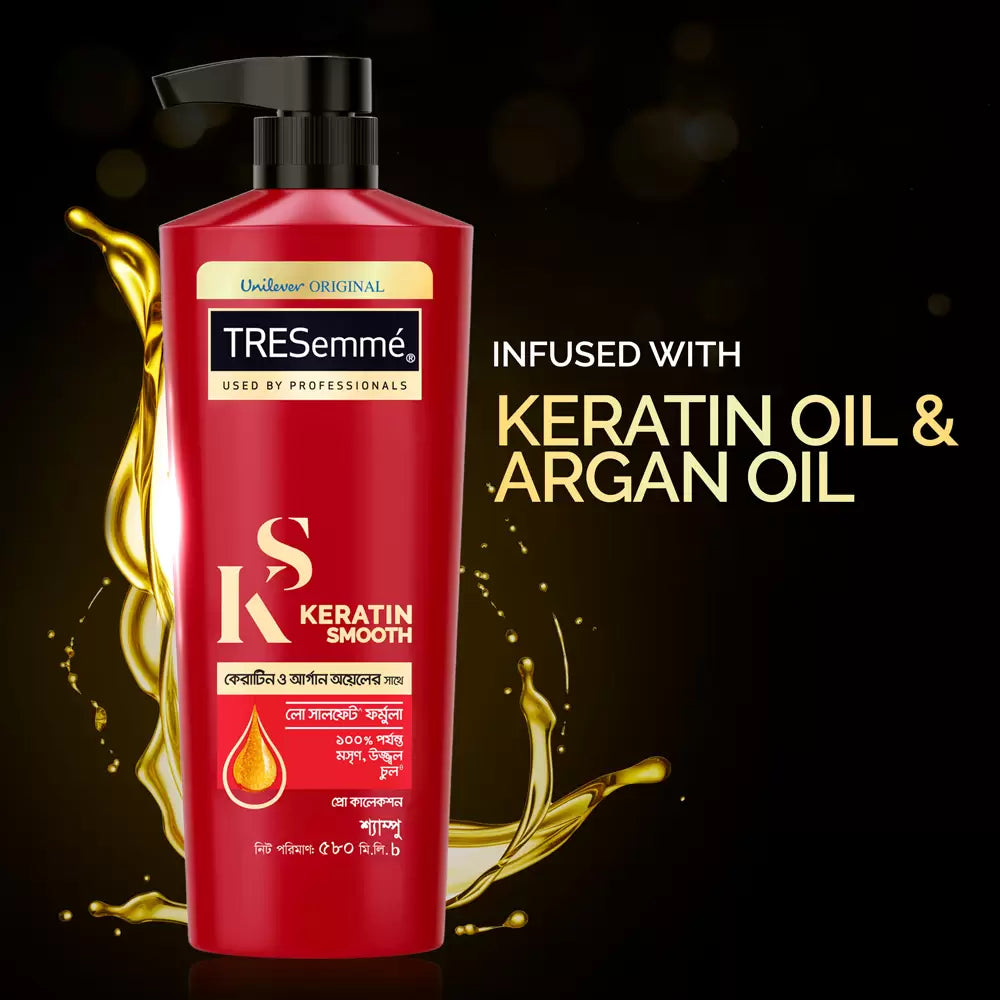 TRESemmé Shampoo Keratin Smooth (580ml)