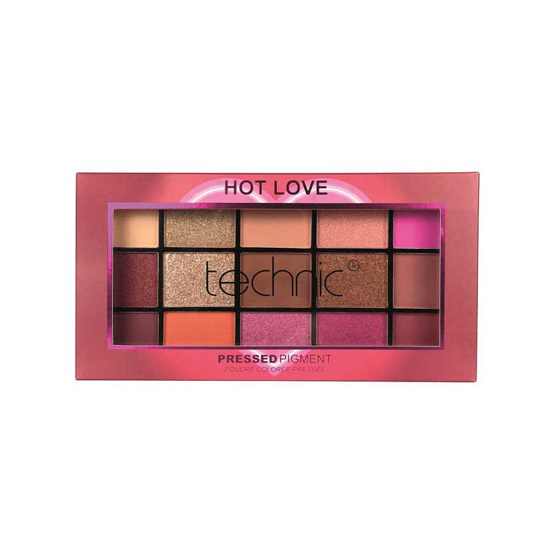 Technic Pressed Pigment Eyeshadow Palette – Hot love (29.6gm)
