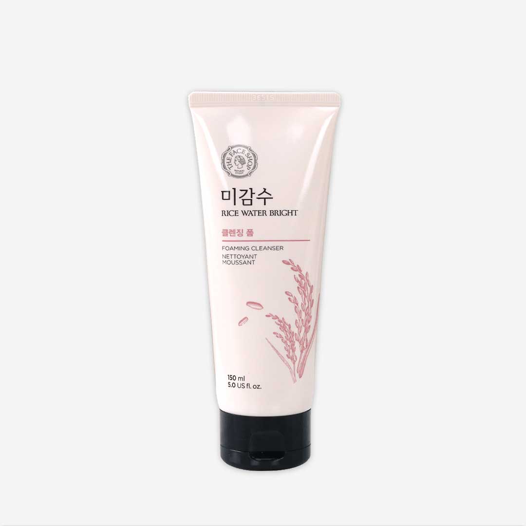 The Face Shop Rice Water Bright Facial Foaming Cleanser (150ml)