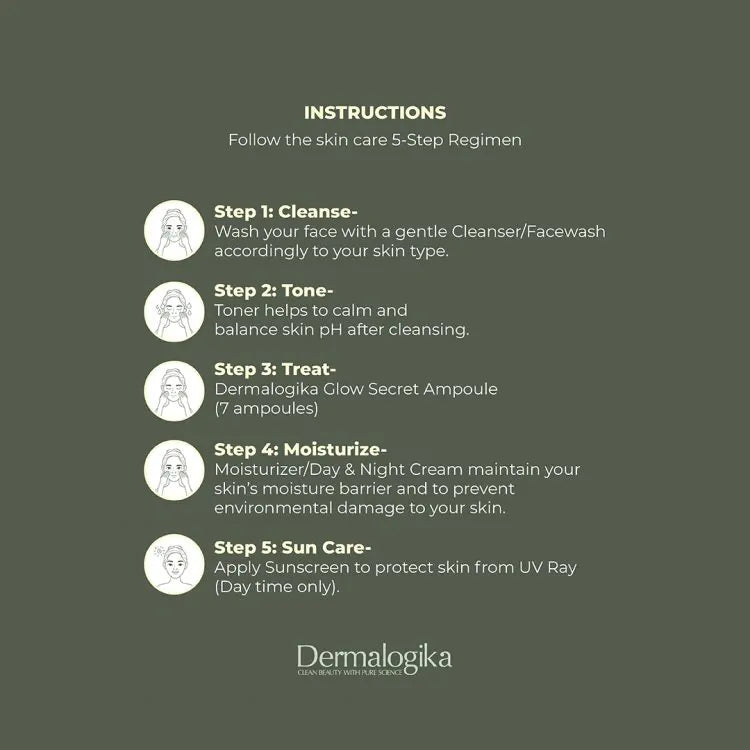 Dermalogika Tone Balancing Ampoule with 5% Niacinamide & Green Tea Extract - 7 ampoule (21ml)