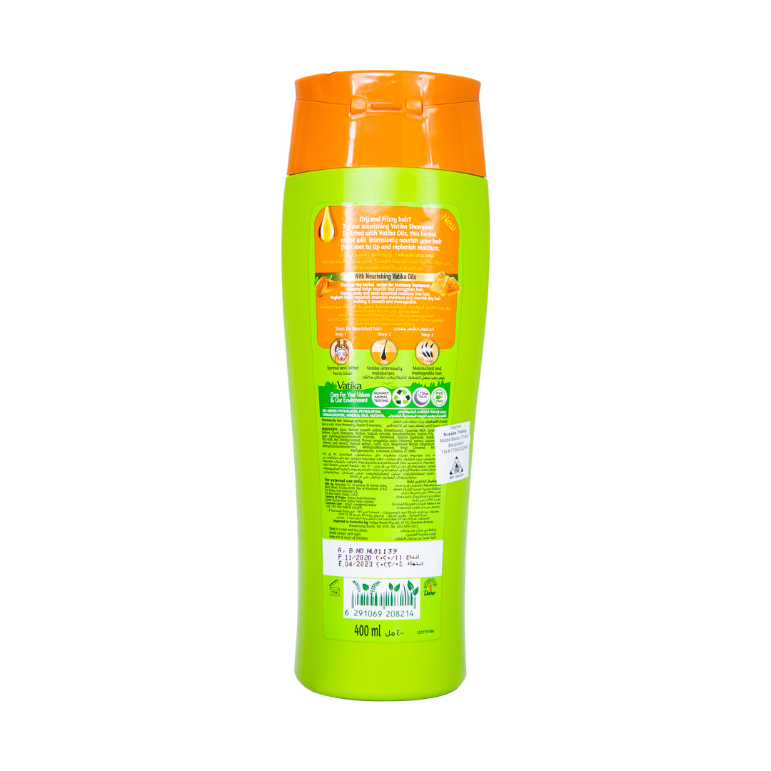 Vatika Naturals Almond & Honey Moisture Treatment Shampoo (400ml)