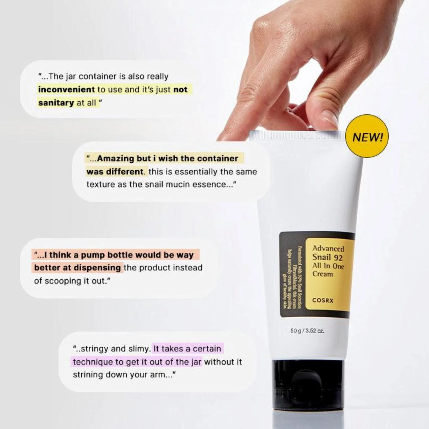 Cosrx Advanced Snail 92 All In One Cream (50gm)