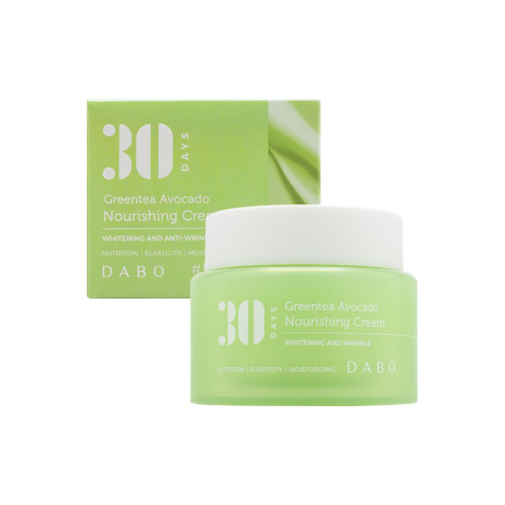 Dabo 30 Days Greentea Avocado Nourishing Cream (100ml)