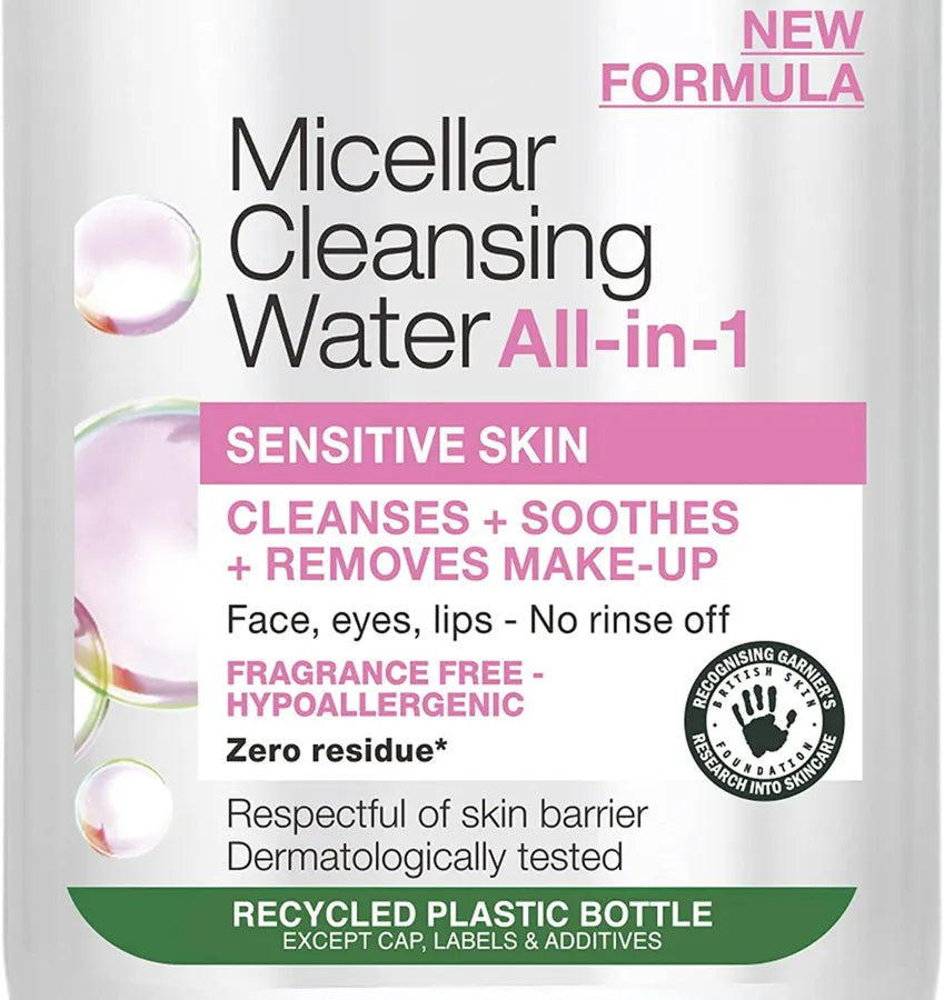 Garnier Skin Active Micellar Cleansing Water For Sensitive Skin (125ml)