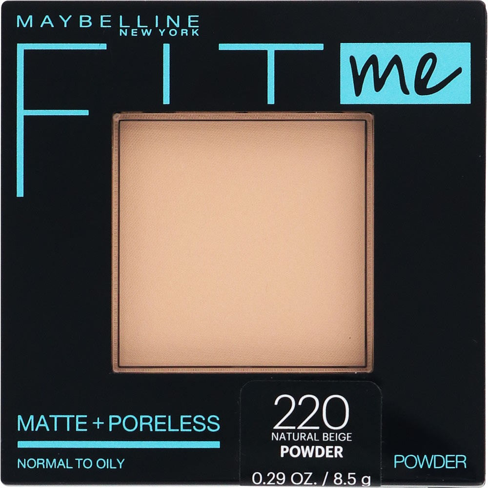 Maybelline Fit Me Matte + Poreless Pressed Powder 220 Natural Beige