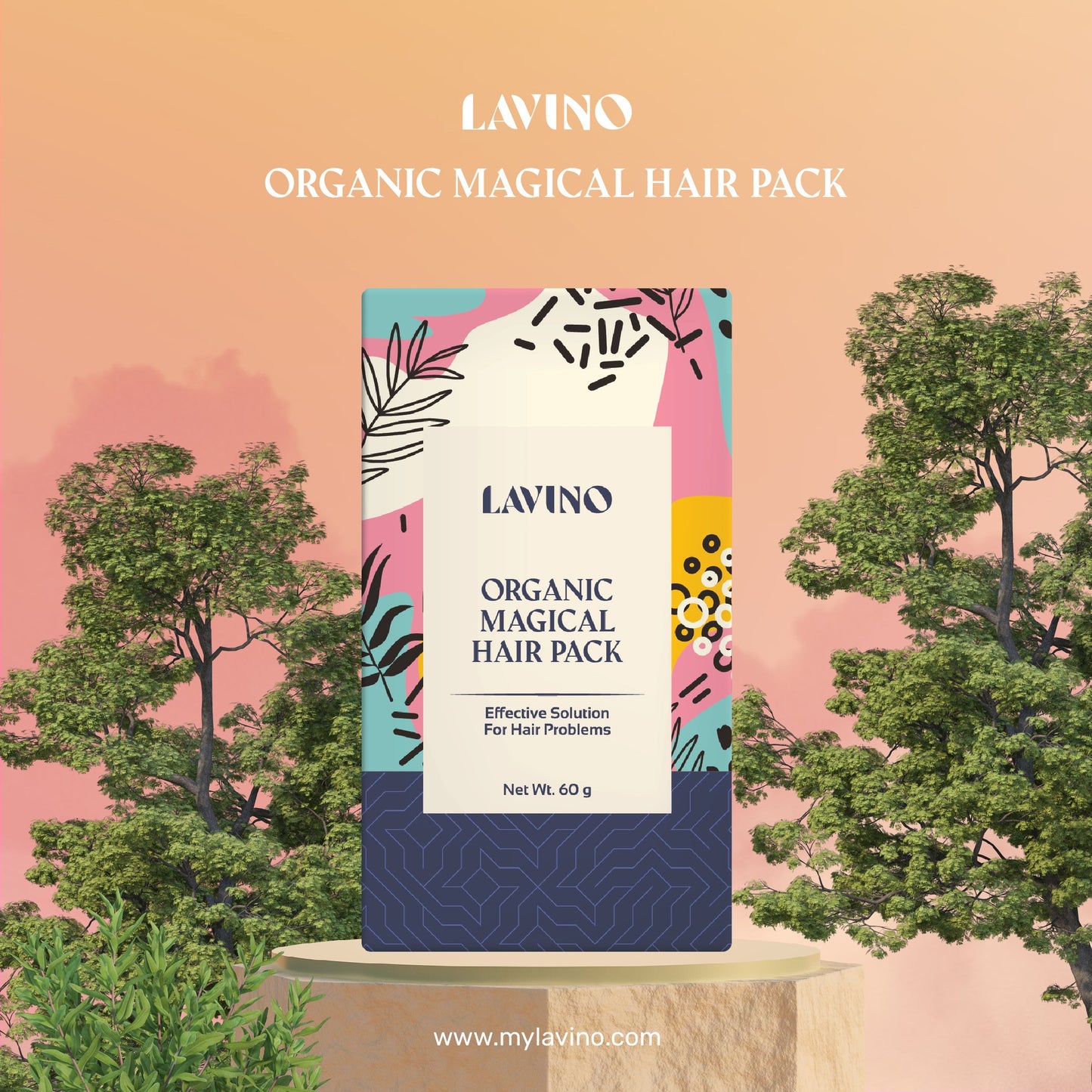 Lavino Organic Magical Hair Pack (60g)