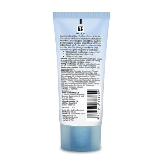 Neutrogena Ultra Sheer Dry-Touch Sunblock SPF50+ (88ml)