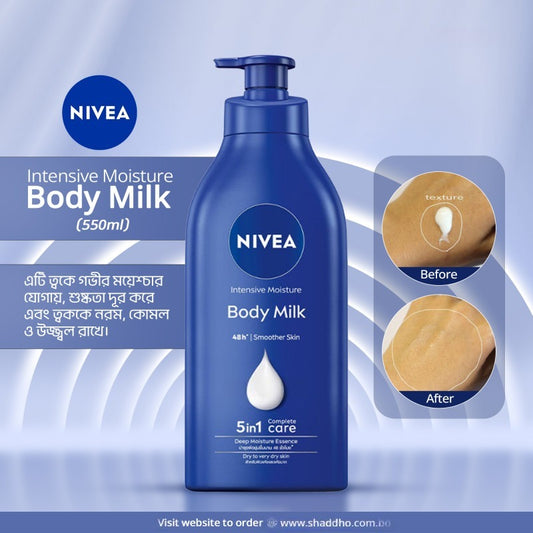 Nivea Intensive Moisture Body Milk (550ml)