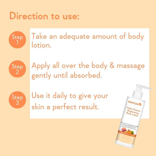 Wish Care Multi Vitamin Brightening Body Lotion (200ml)