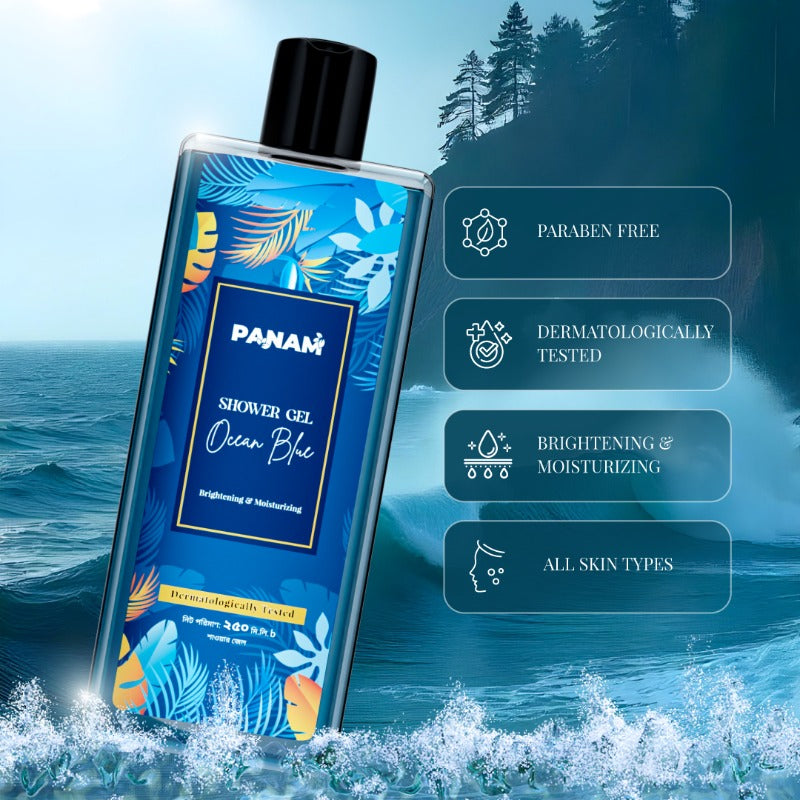 Panam Ocean Blue Shower Gel (250ml)
