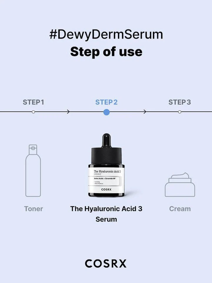 Cosrx The Hyaluronic Acid 3 Serum (20ml)