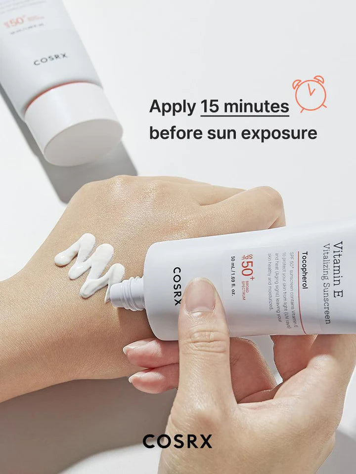 COSRX Vitamin E Vitalizing Sunscreen SPF 50+ (50ml)