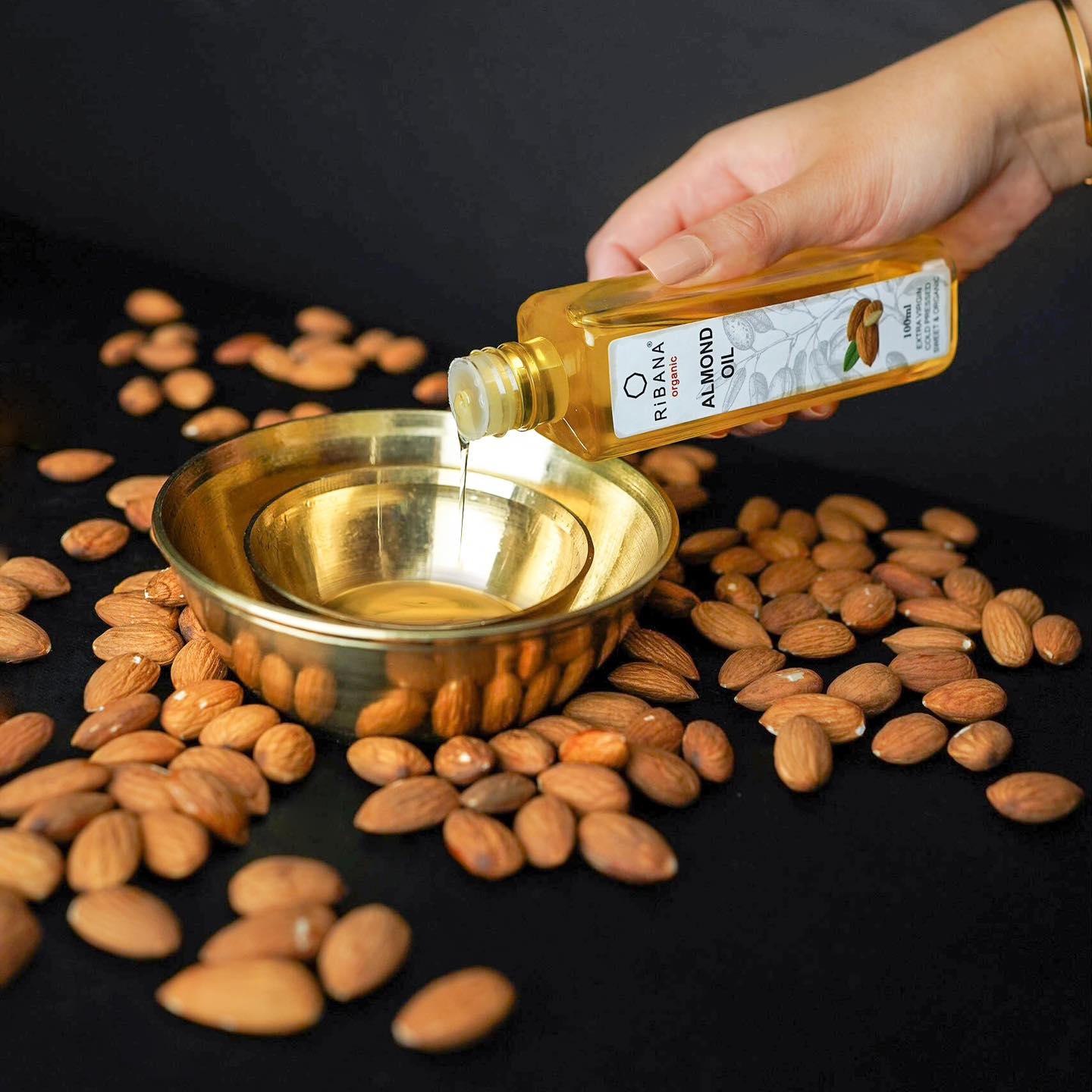 RiBANA Organic Almond Oil (100ml)