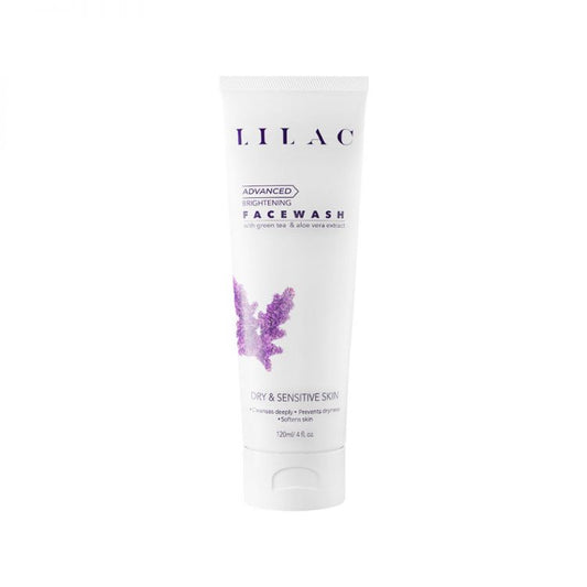 LILAC Brightening Face Wash Dry And Sensitive Skin (120ml)