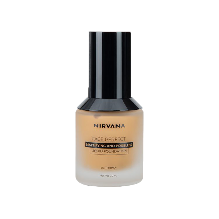 Nirvana Color Face Perfect Liquid Foundation – Light Honey (30ml)