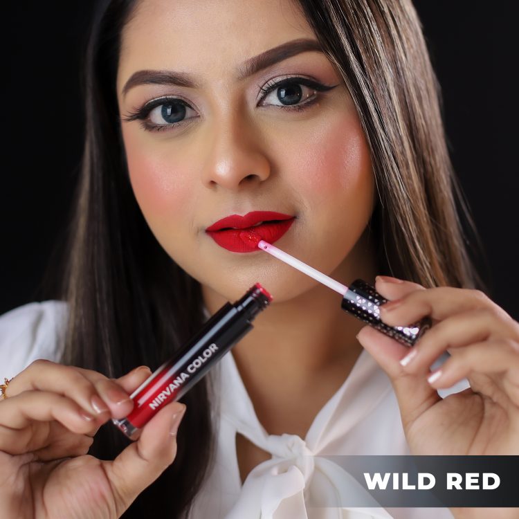 Nirvana Color Liquid Matte Lipstick – Wild Red