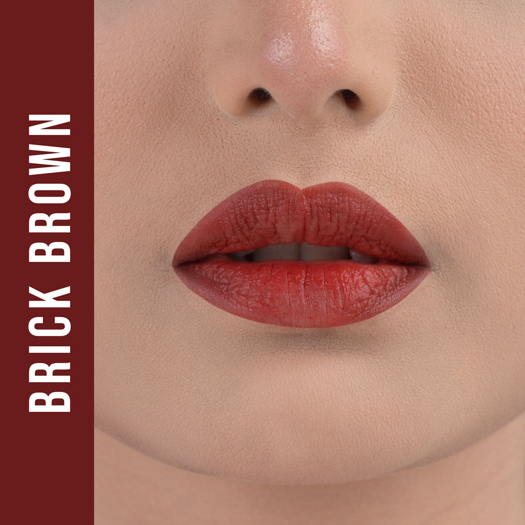 Nirvana Color Matte Bullet Lipstick – Brick Brown B05