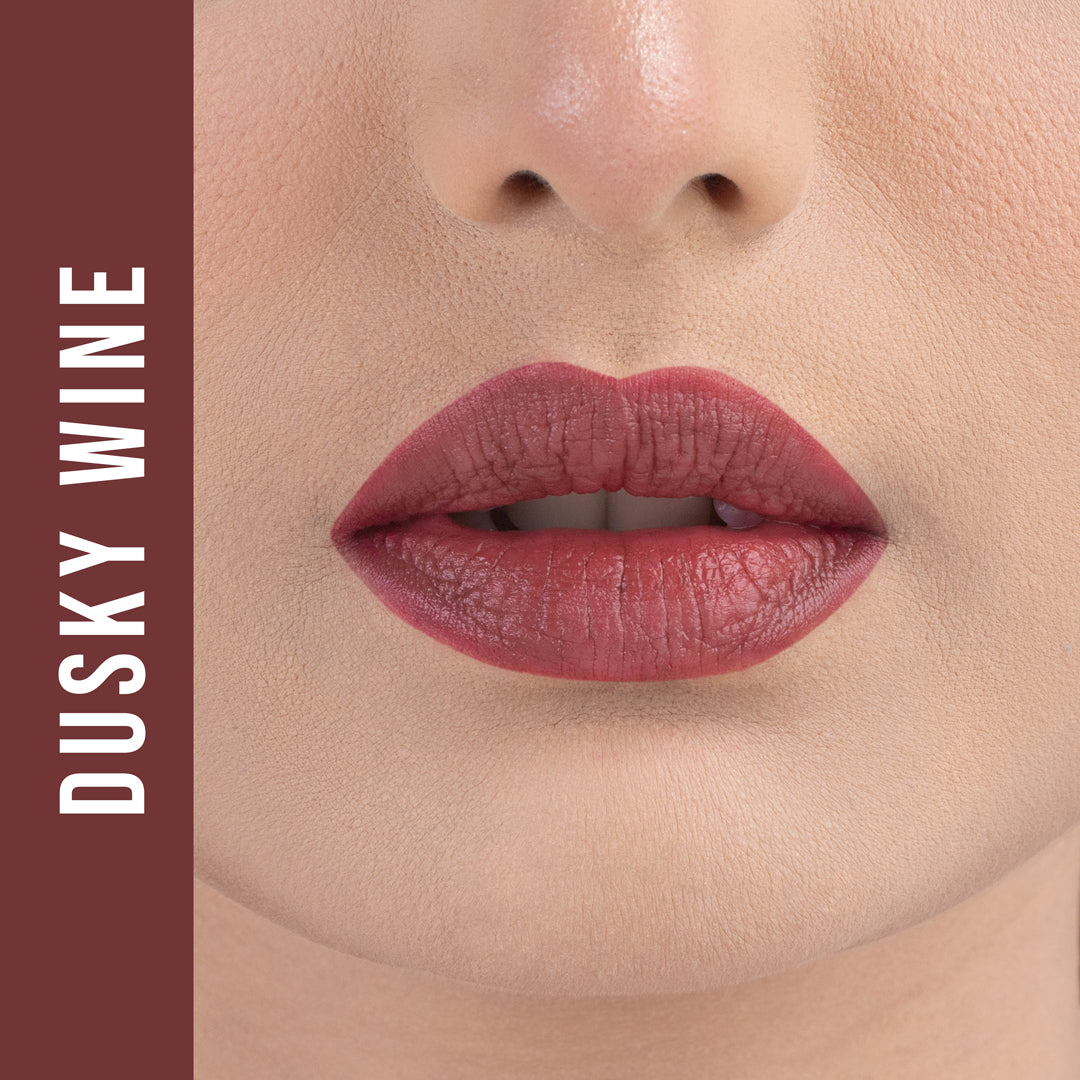 Nirvana Color Matte Bullet Lipstick – Dusky Wine B03
