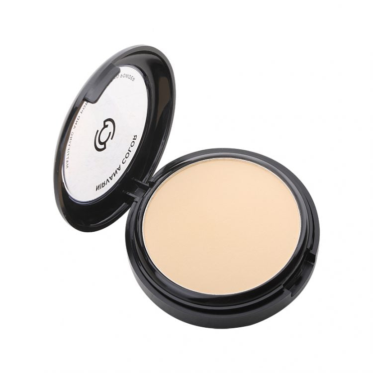 Nirvana Color Mattifying and Poreless Pressed Powder - Light Beige (15gm)