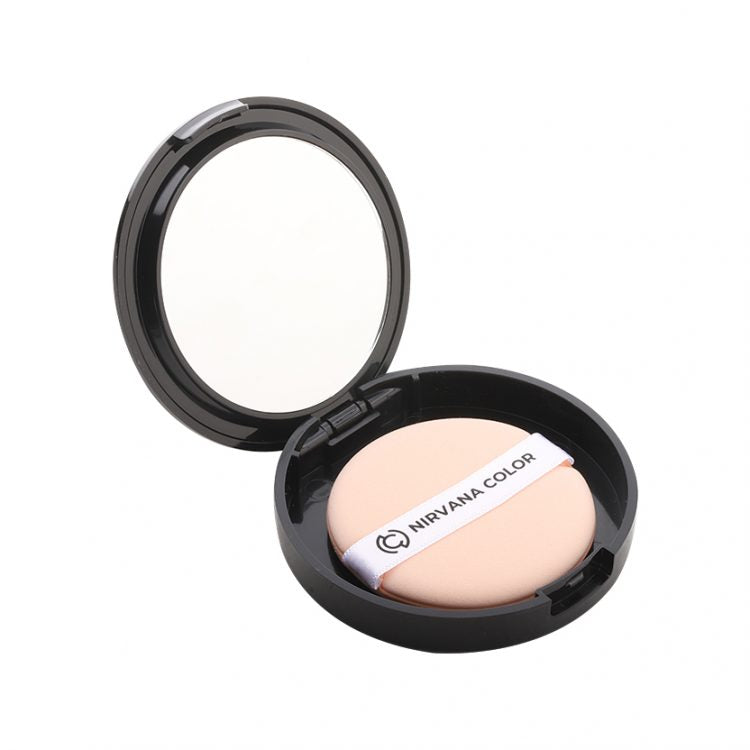 Nirvana Color Mattifying and Poreless Pressed Powder - Light Beige (15gm)