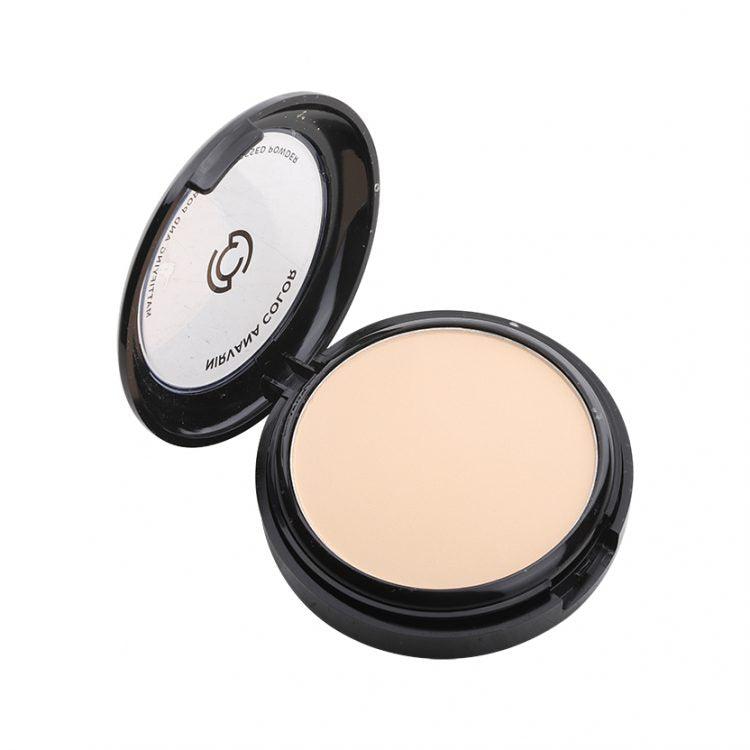 Nirvana Color Mattifying and Poreless Pressed Powder - Light Natural (15gm)