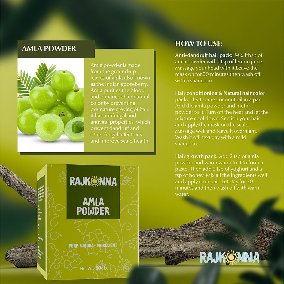 Rajkonna Amla powder (50gm)