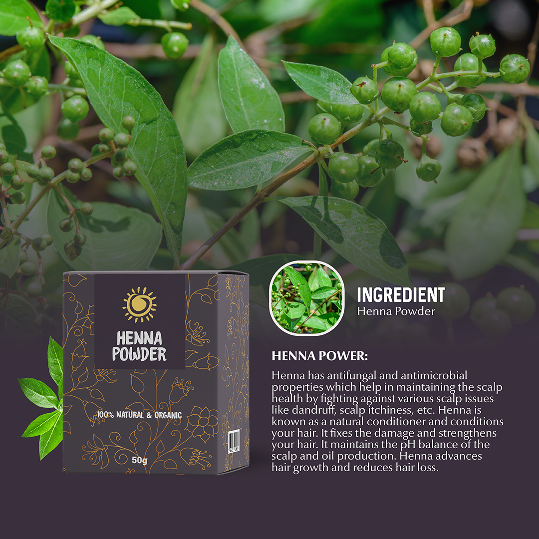 Rajkonna Henna Hair Pack (50g)