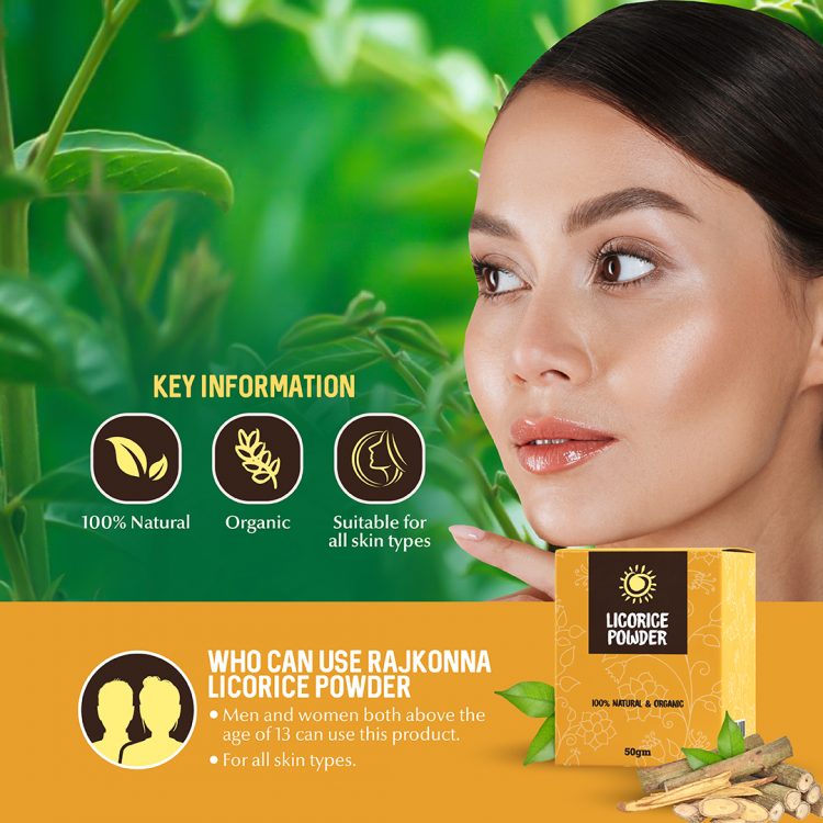 Rajkonna Licorice Powder (50gm)