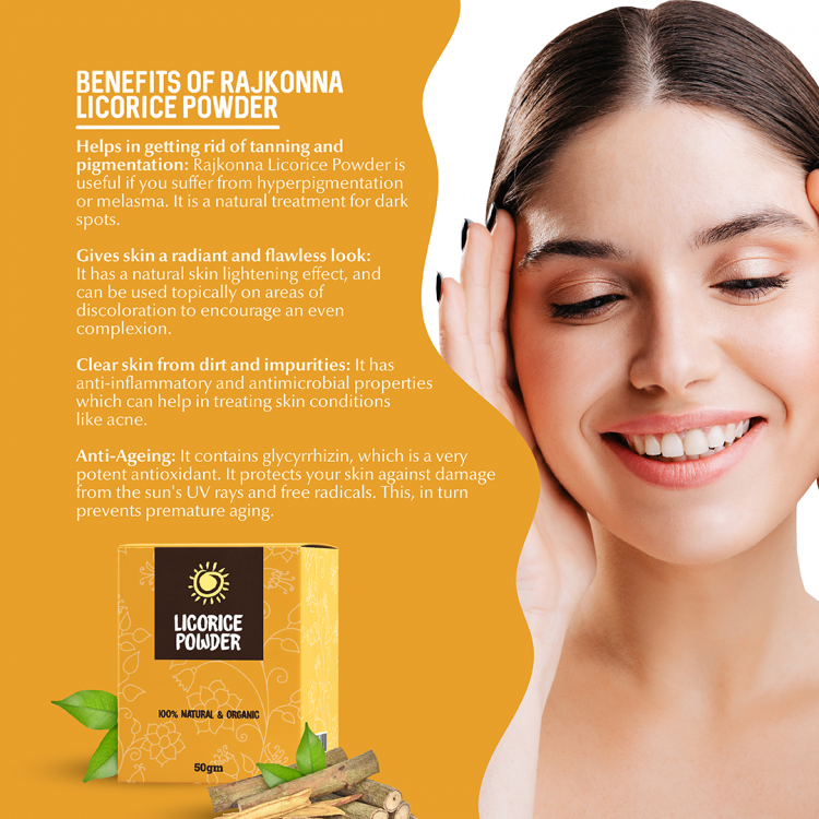 Rajkonna Licorice Powder (50gm)