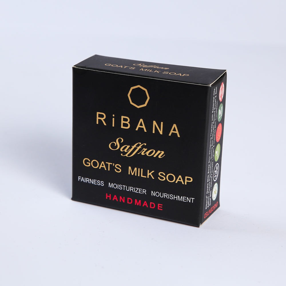 RiBANA Saffron Goat's Milk Soap (110gm)